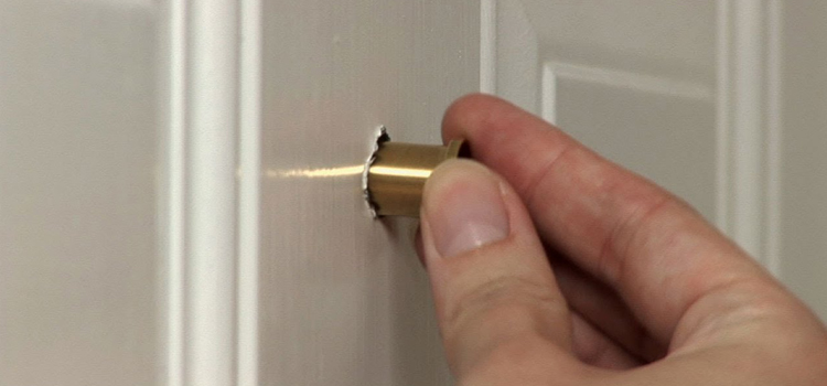 peephole door repair in Dinuba